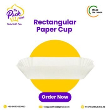 Rectangular paper cups